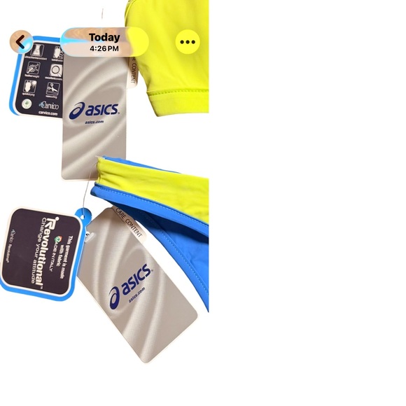 ASICS Kanani Reversible Athletic Bikini Set NWT-size Large - Picture 3 of 11